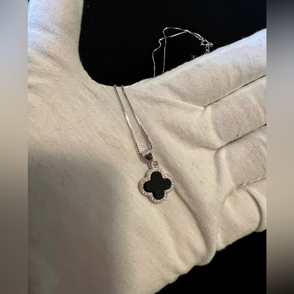 New 925 Sterling silver Onxy Pendant - Picture 6 of 6